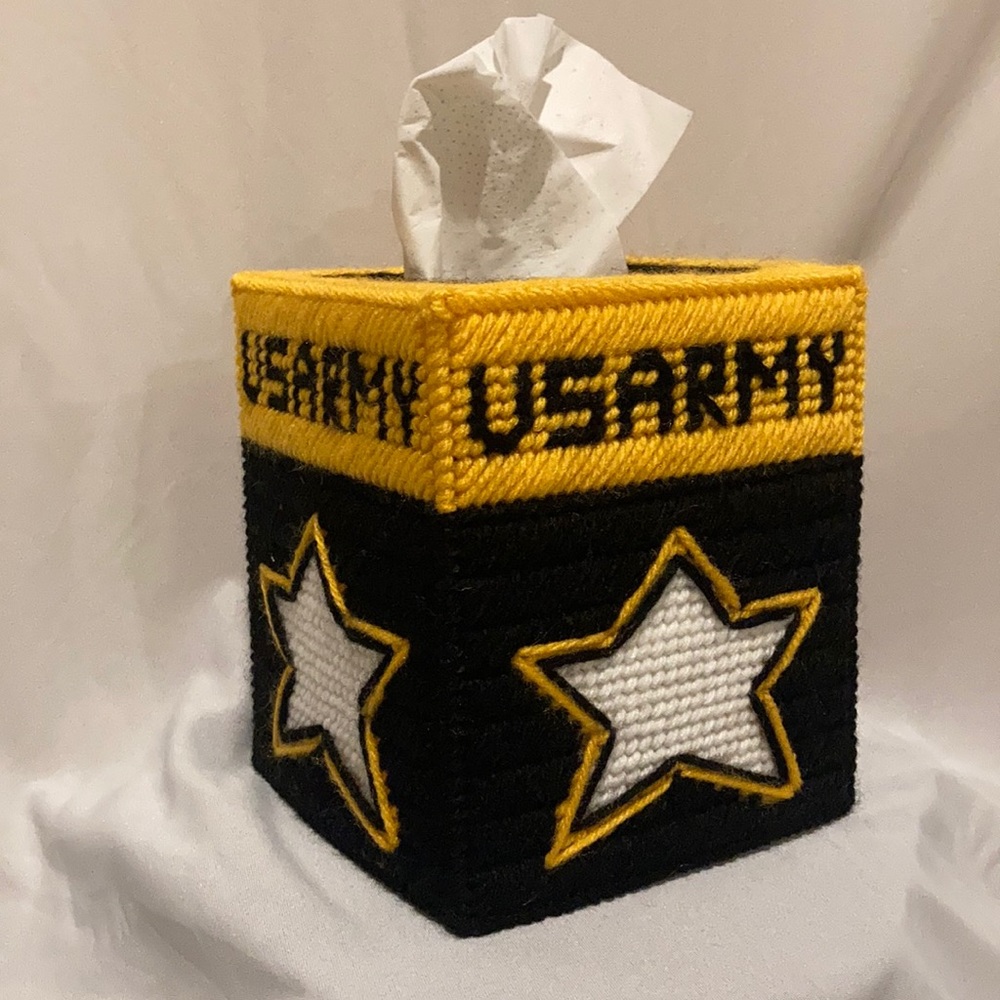 U.S Army Handmade Tissue Box Cover